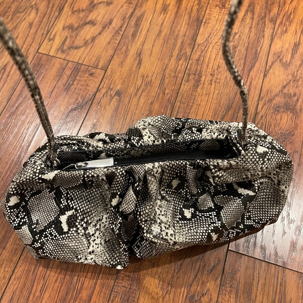 NEW snakeskin clutch - Picture 3 of 10